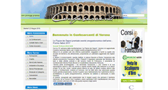 Desktop Screenshot of confesercentiverona.it