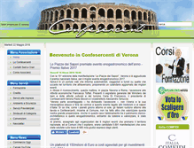 Tablet Screenshot of confesercentiverona.it